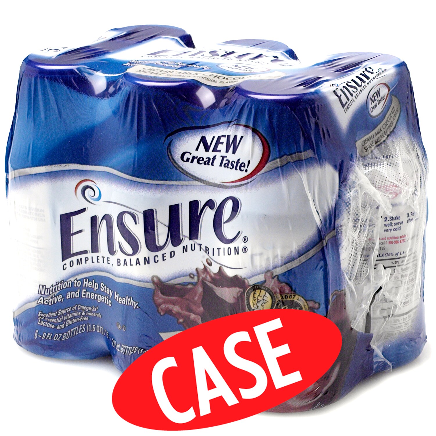 Ensure Shake, Milk Chocolate, Plastic Bottles