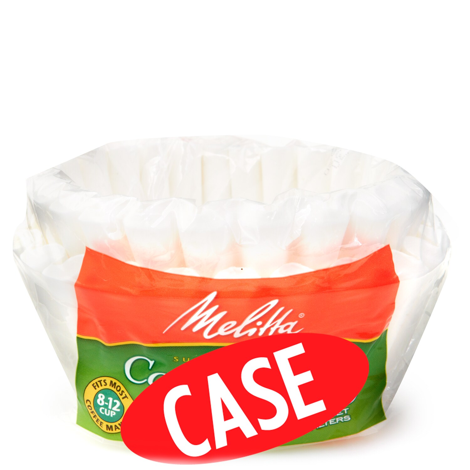 Melitta 100% Chlorine-Free Basket Filters, Case