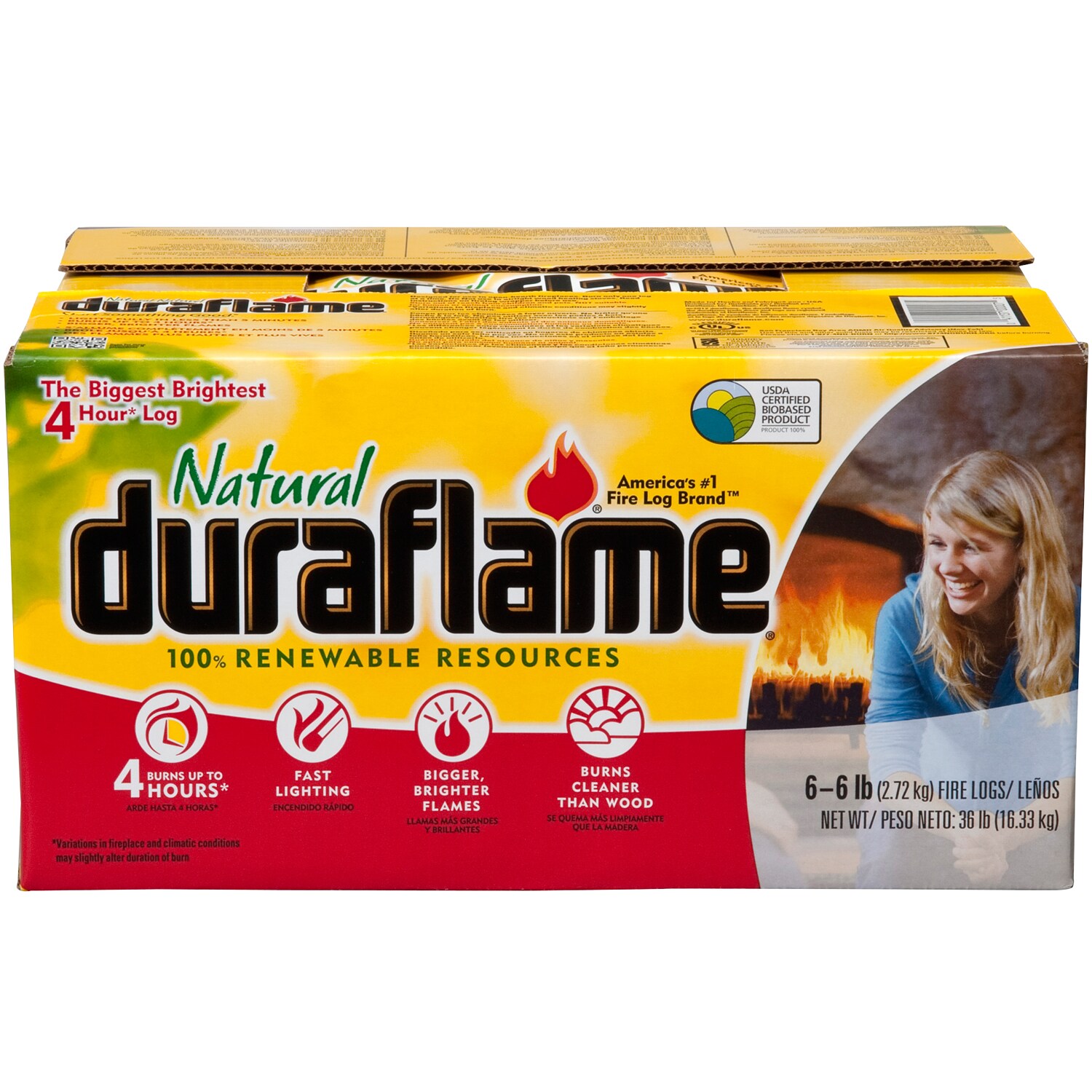 Order Duraflame Natural Firelog, Case | Fast Delivery