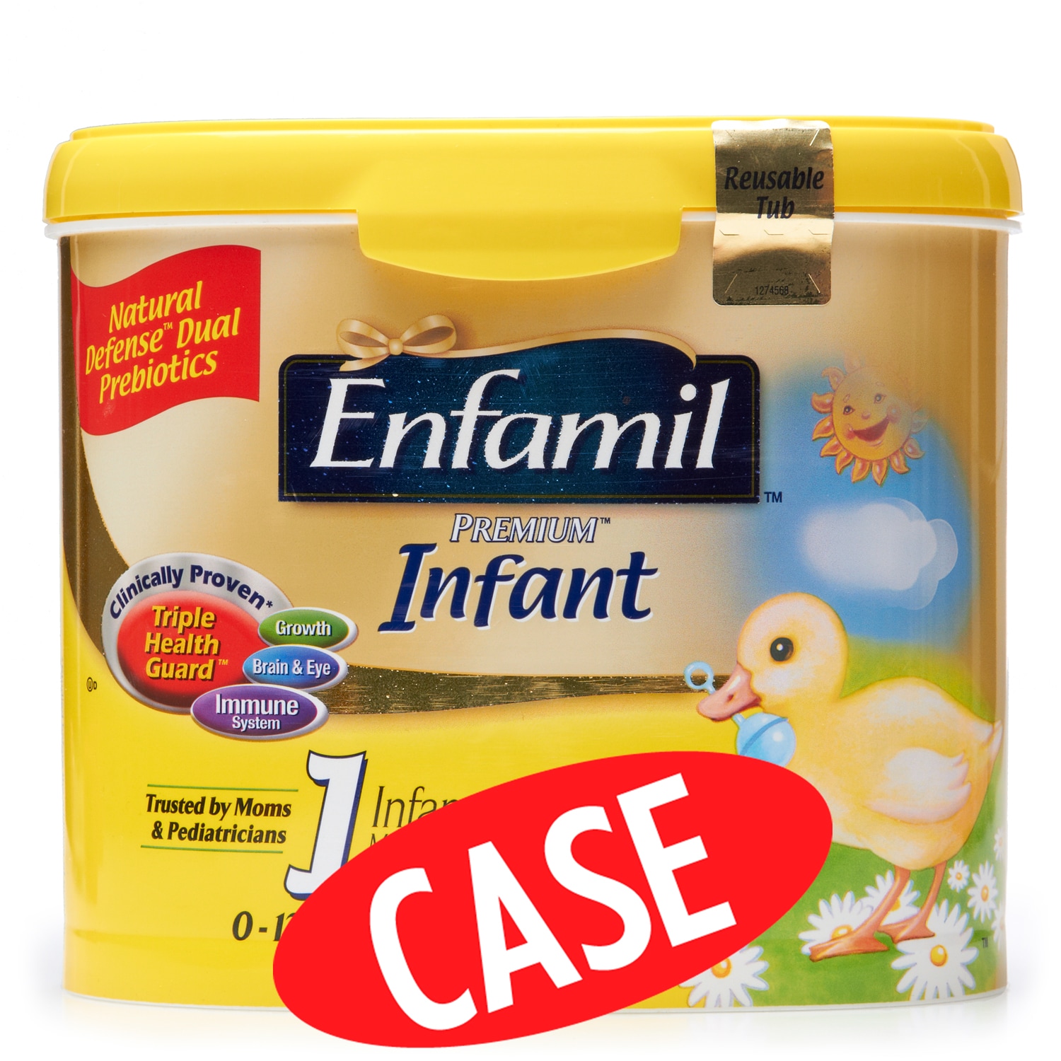 Enfamil Premium Infant Formula, Milk-Based with Iron, Case
