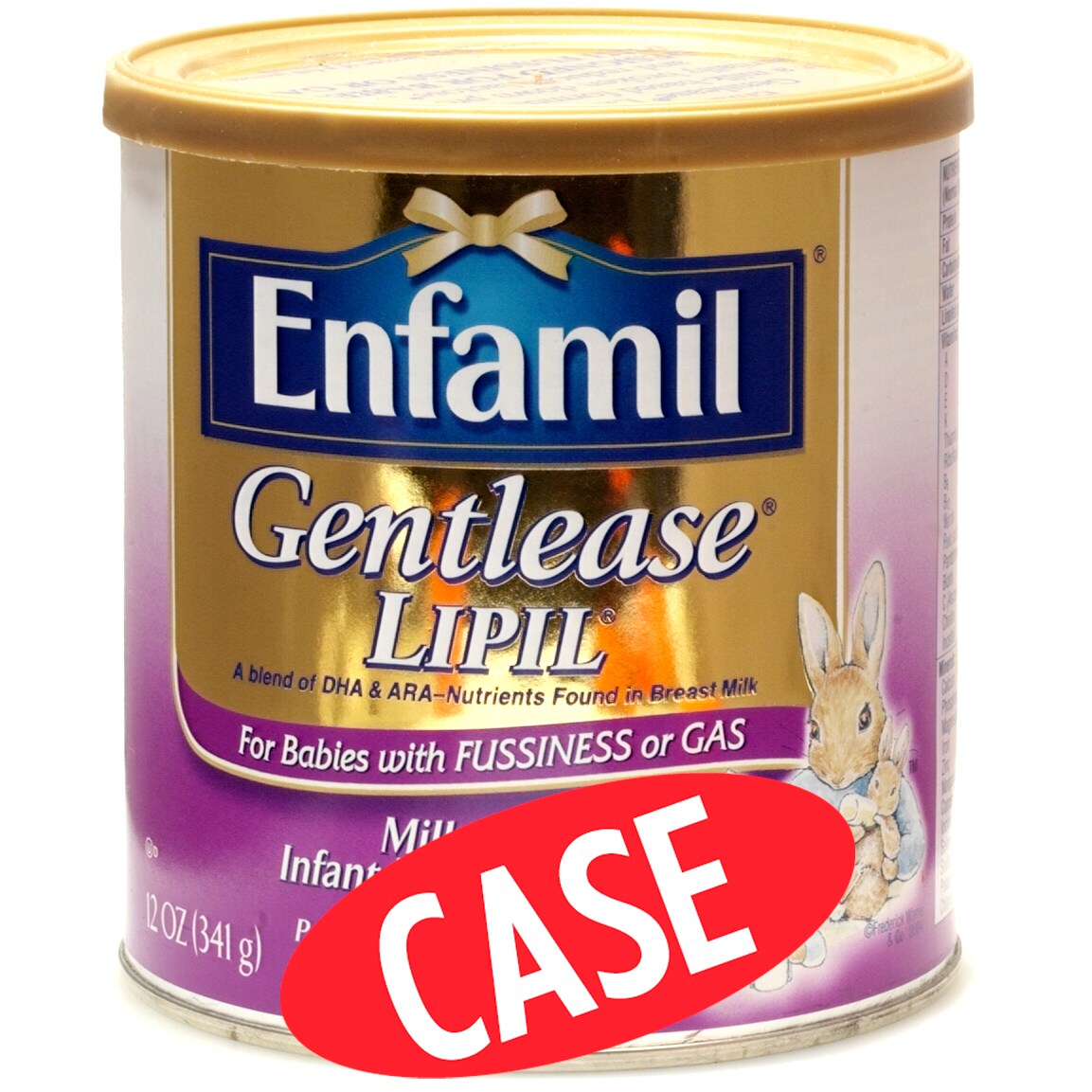 Enfamil Gentlease LIPIL Powdered Milk-Based Formula, Case
