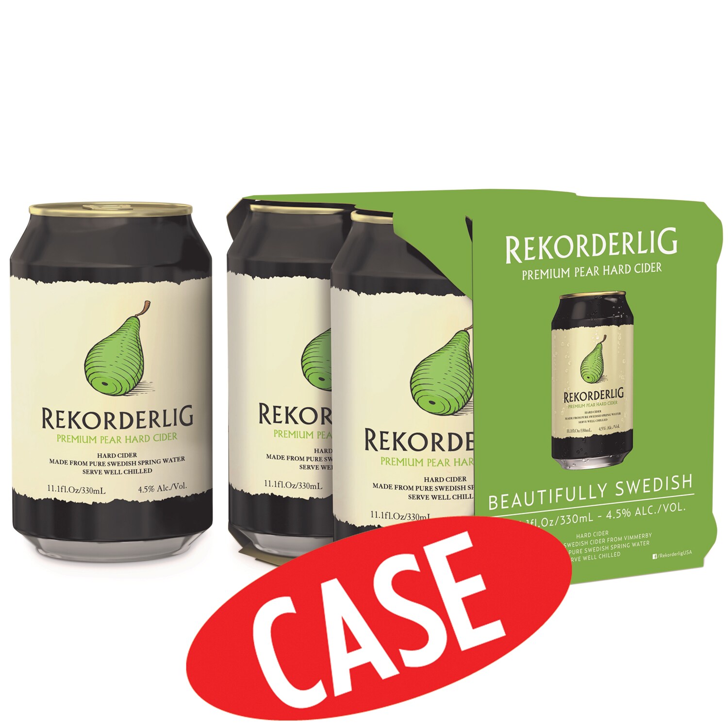 Rekorderlig Premium Pear Hard Cider, Cans