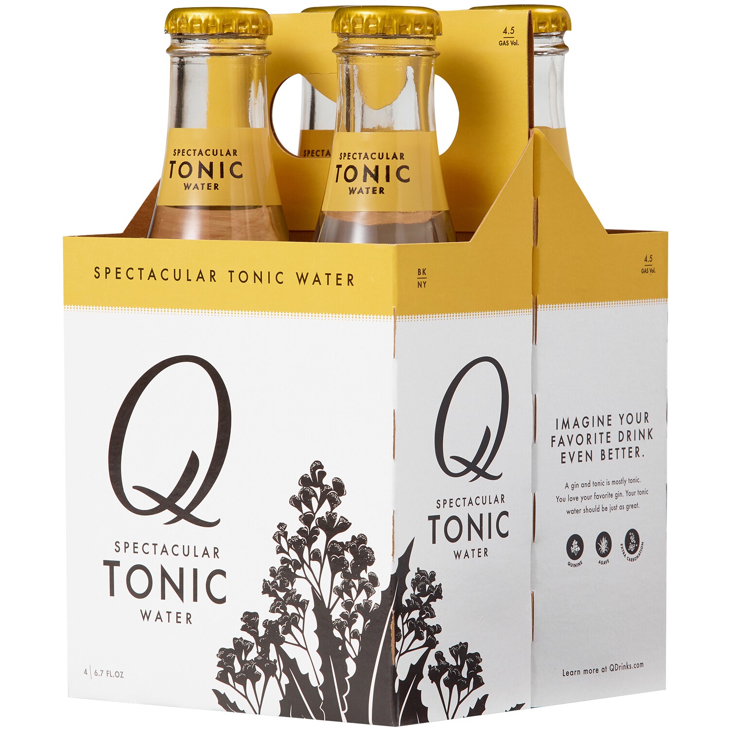Q Tonic, A Spectacular Tonic Water, Glass Bottles