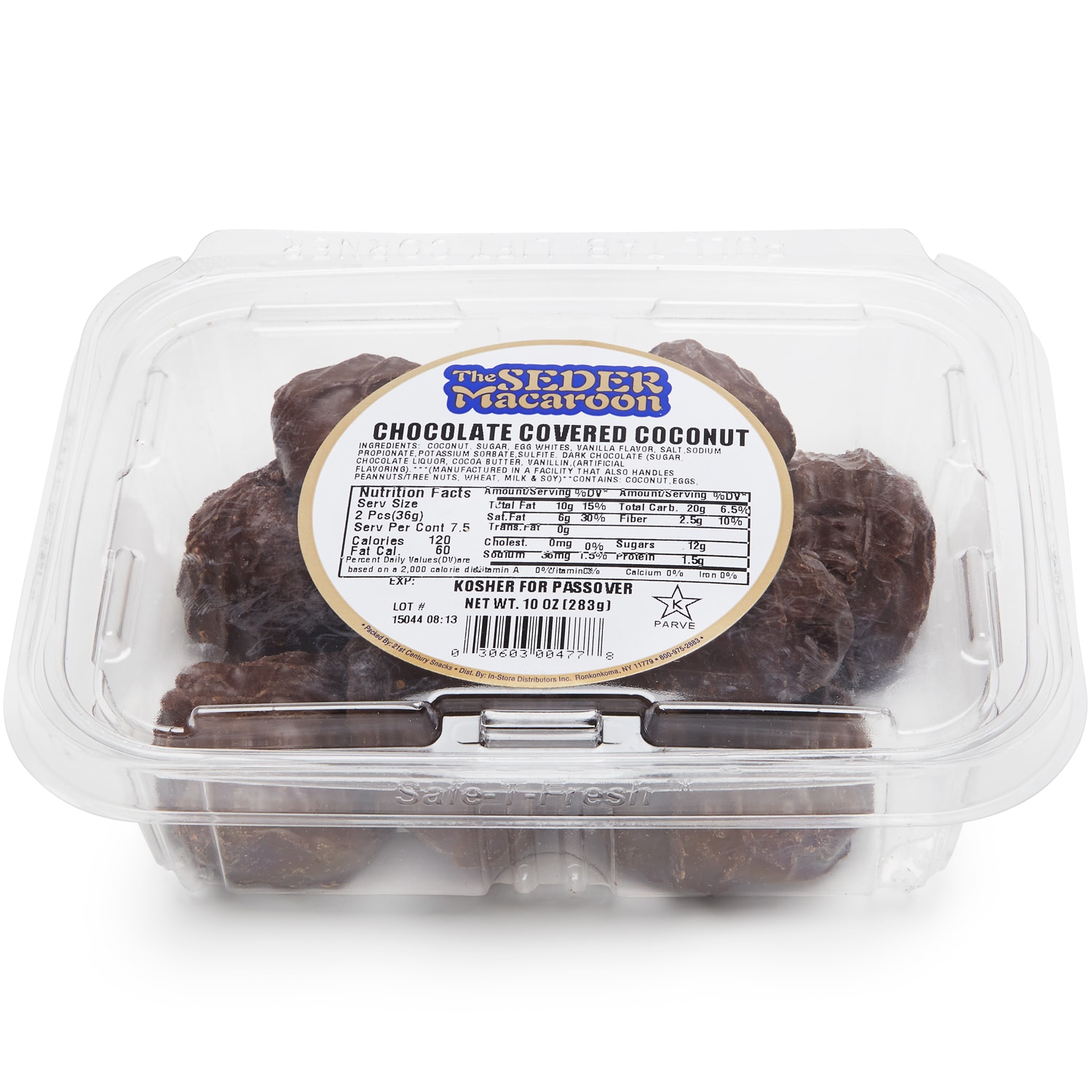 The Seder Macaroon Chocolate Covered Coconut