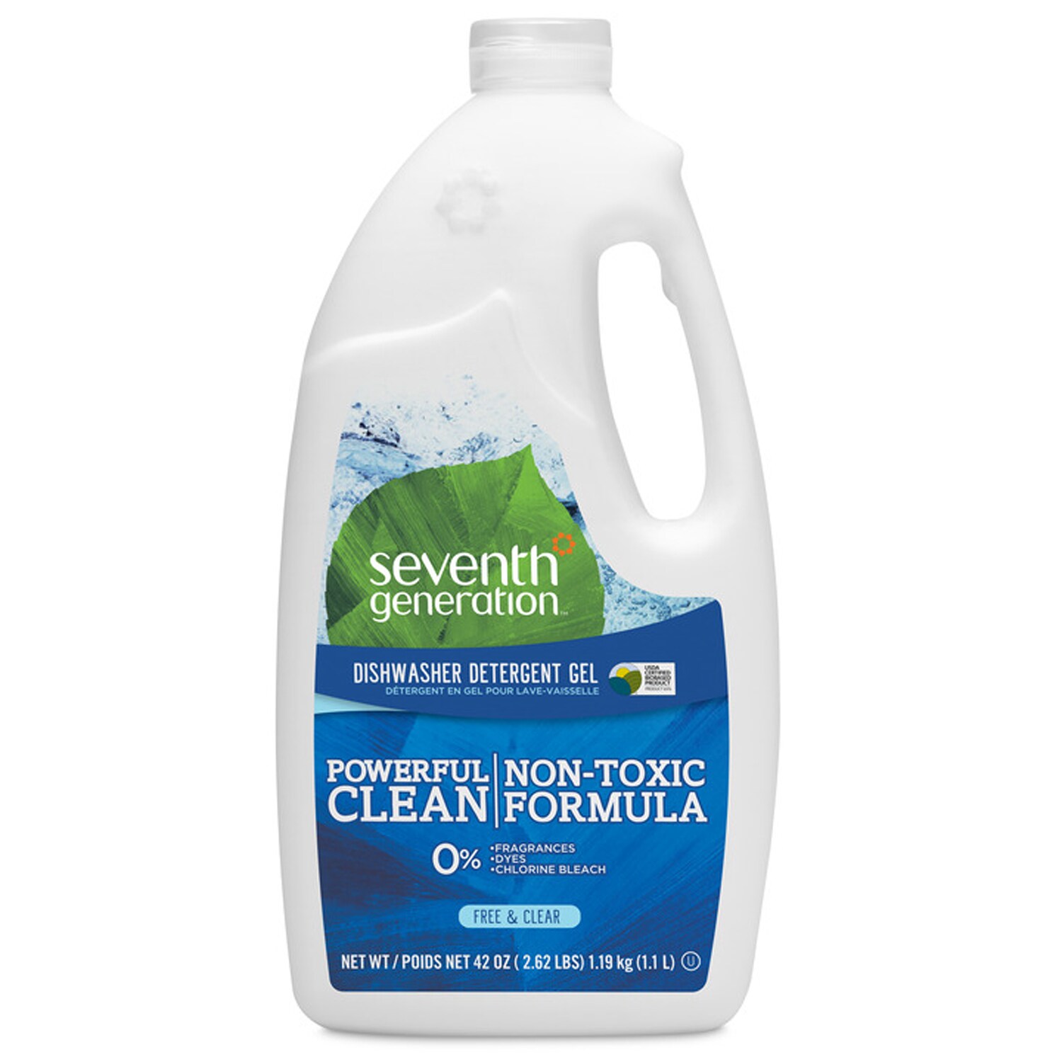 Seventh Generation Natural Automatic Dishwasher Detergent Gel, Free and Clear
