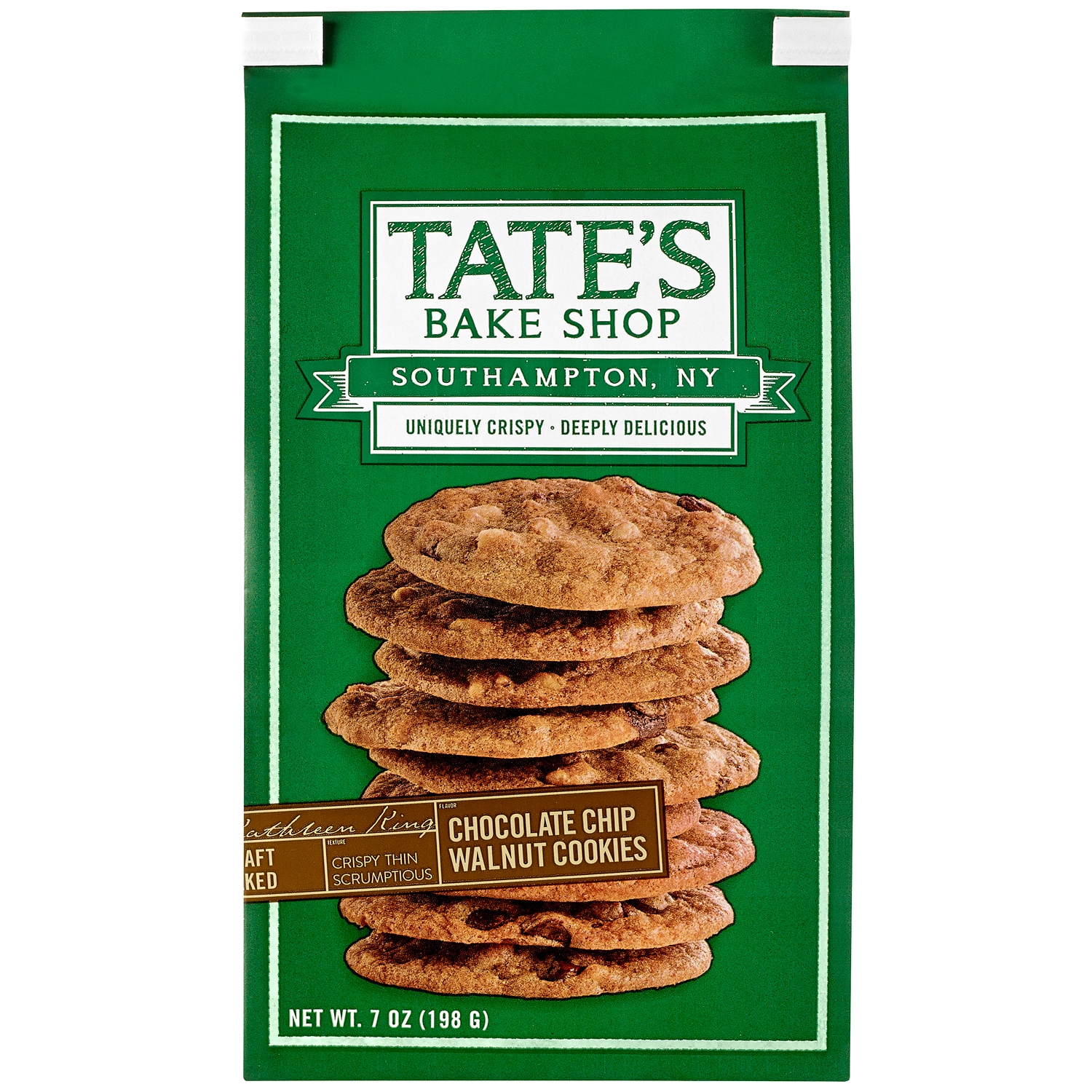 Tate's Bake Shop Cookies, Chocolate Chip Walnut