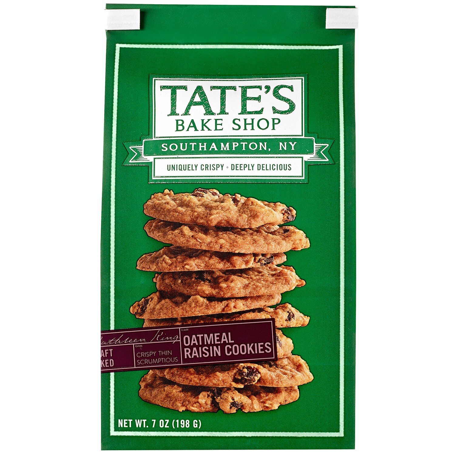 Tate's Bake Shop Cookies, Oatmeal Raisin