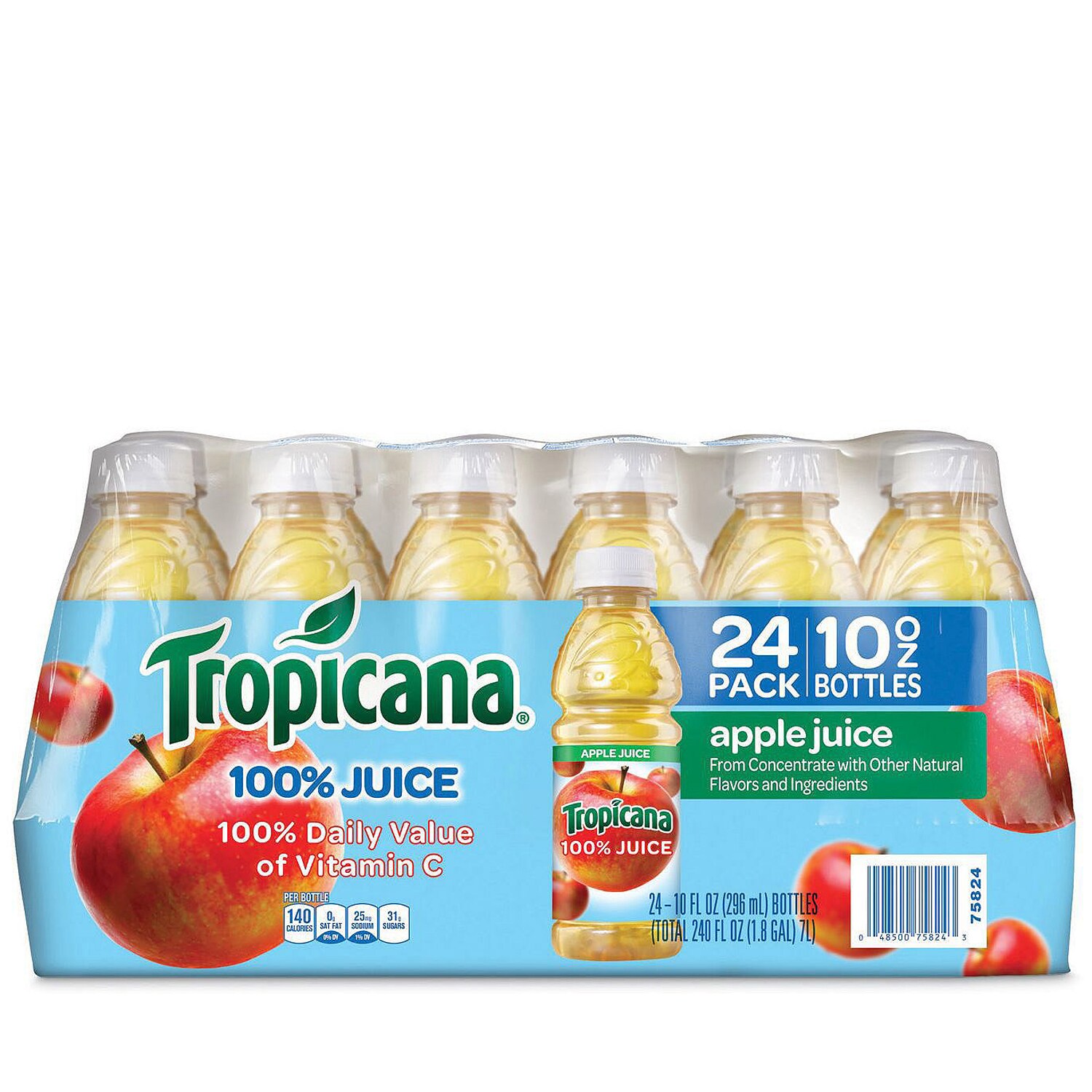 Tropicana Apple Juice, Plastic Bottles