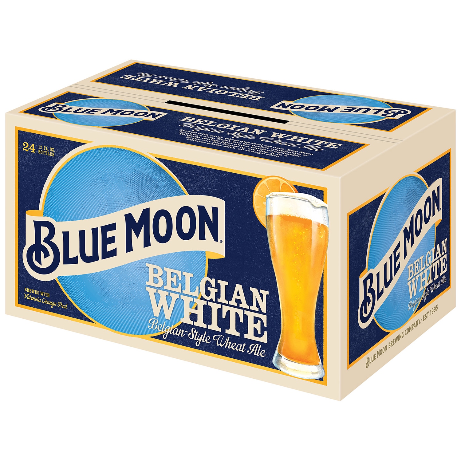 Blue Moon Belgian White Wheat Ale, Glass Bottles