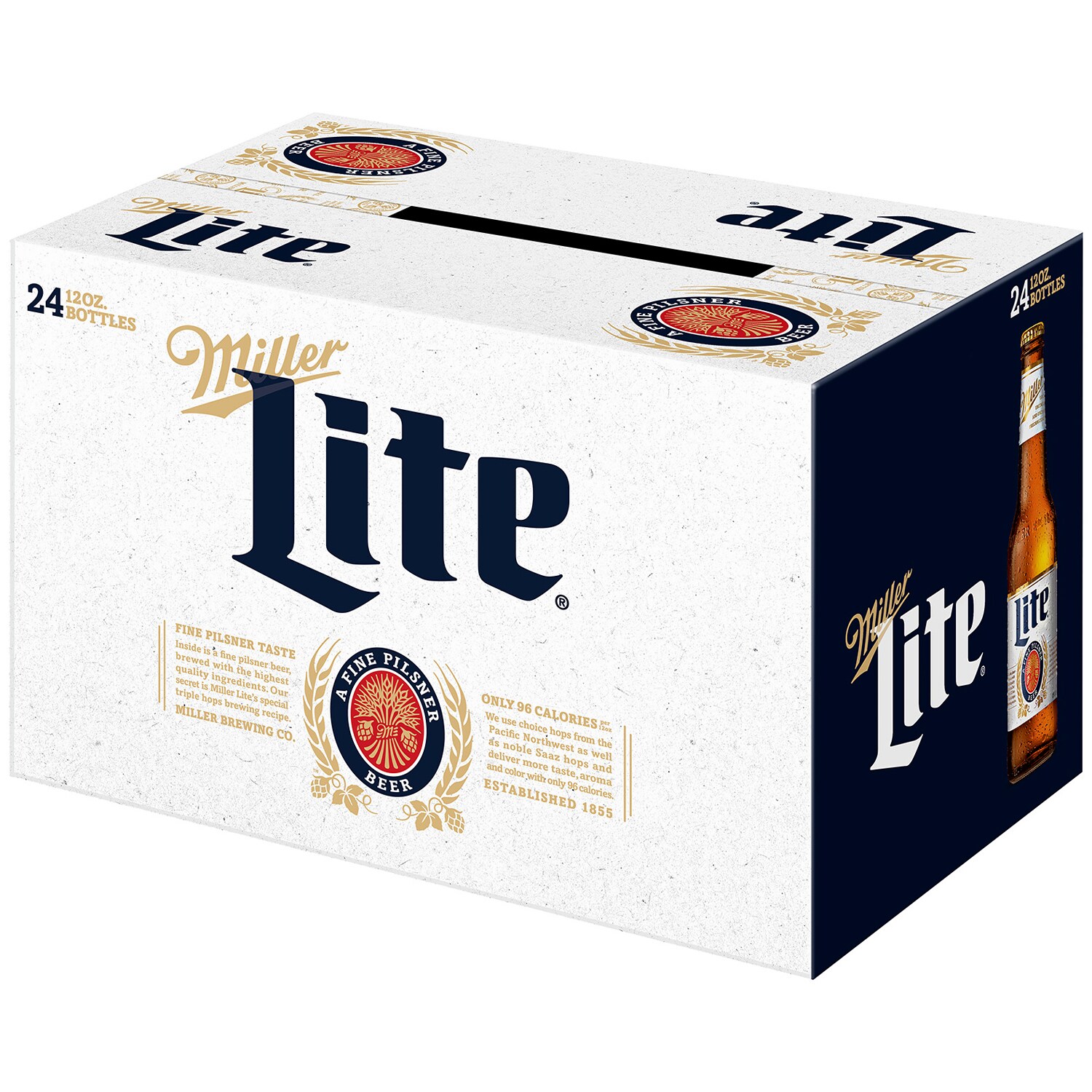 Miller Lite Lager, Glass Bottles