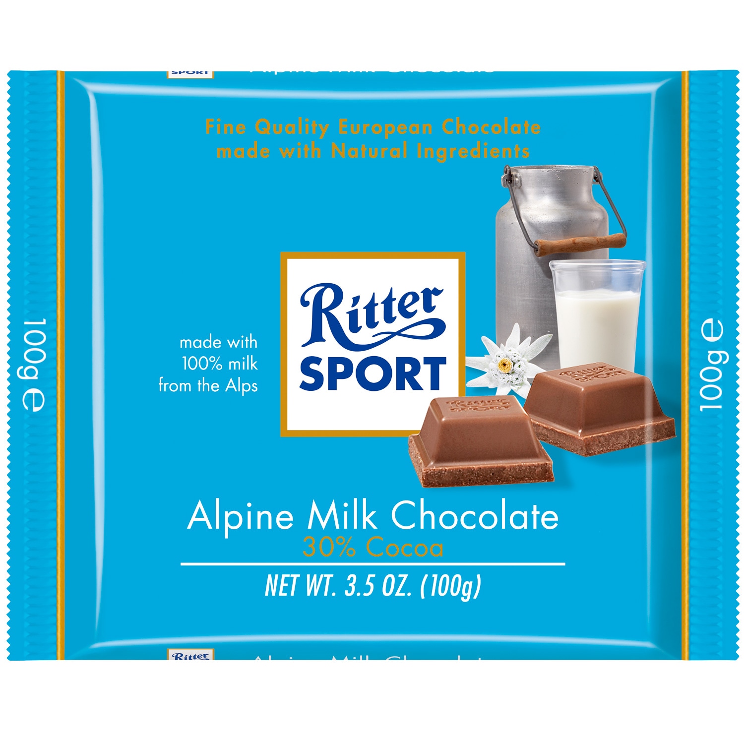 Ritter Sport Alpine Milk Chocolate