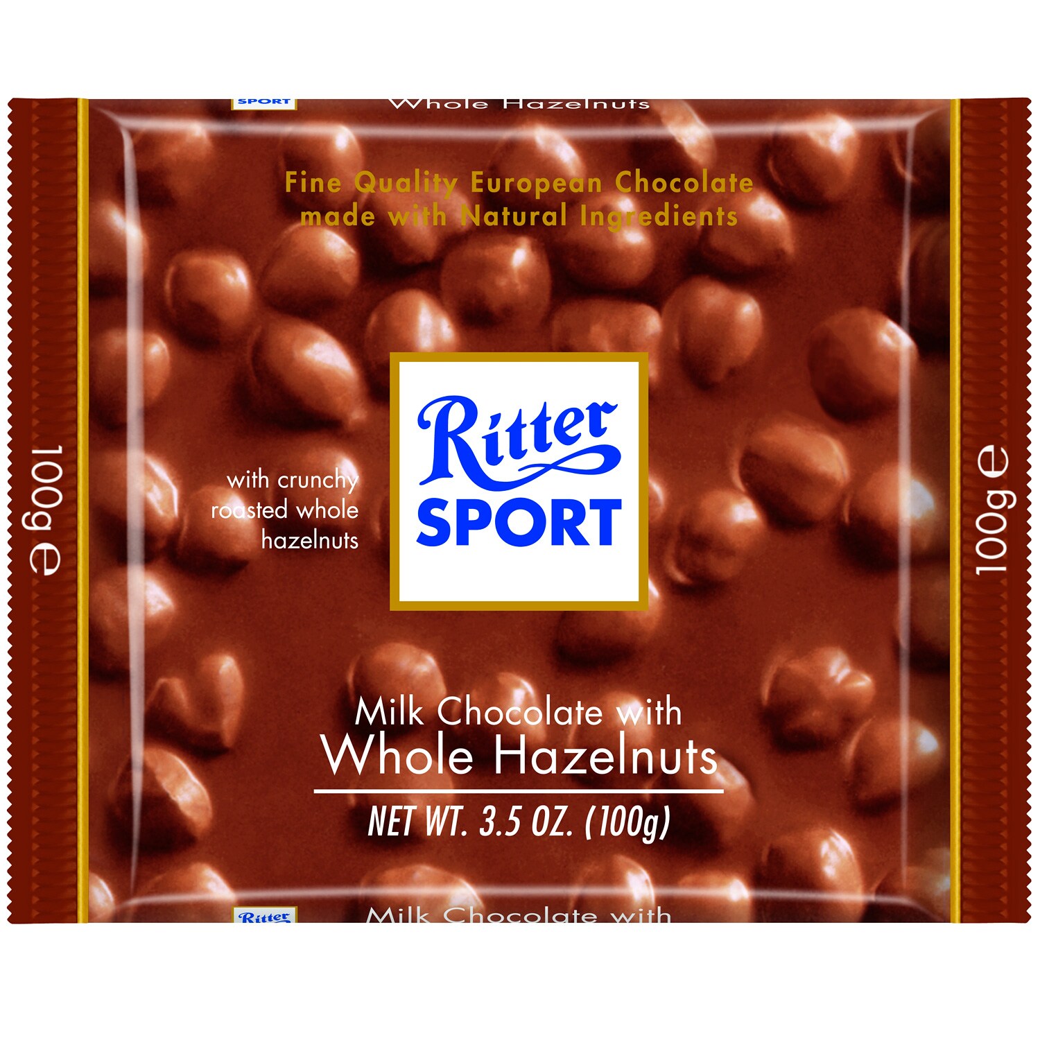 Ritter Sport Milk Chocolate with Whole Hazelnuts