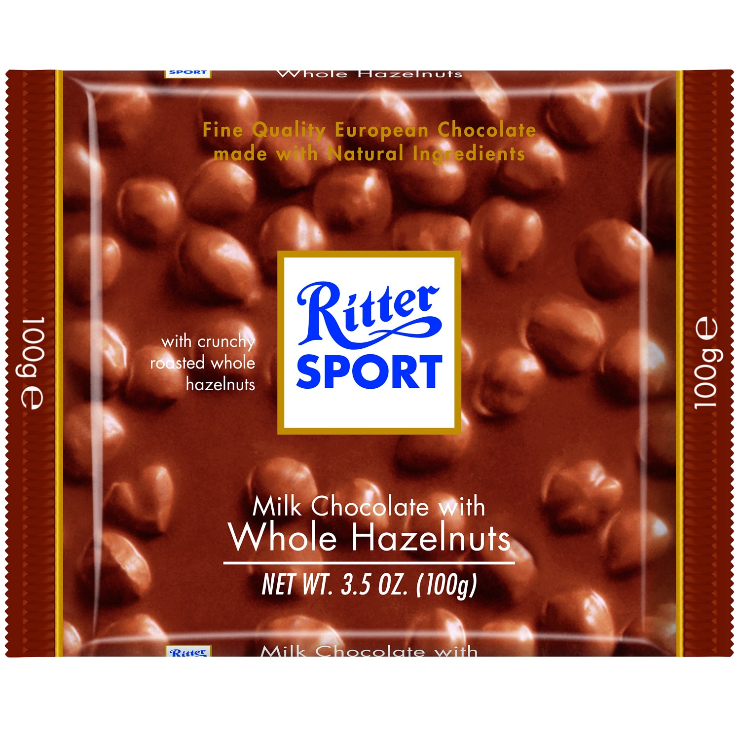 Ritter Sport Milk Chocolate with Whole Hazelnuts