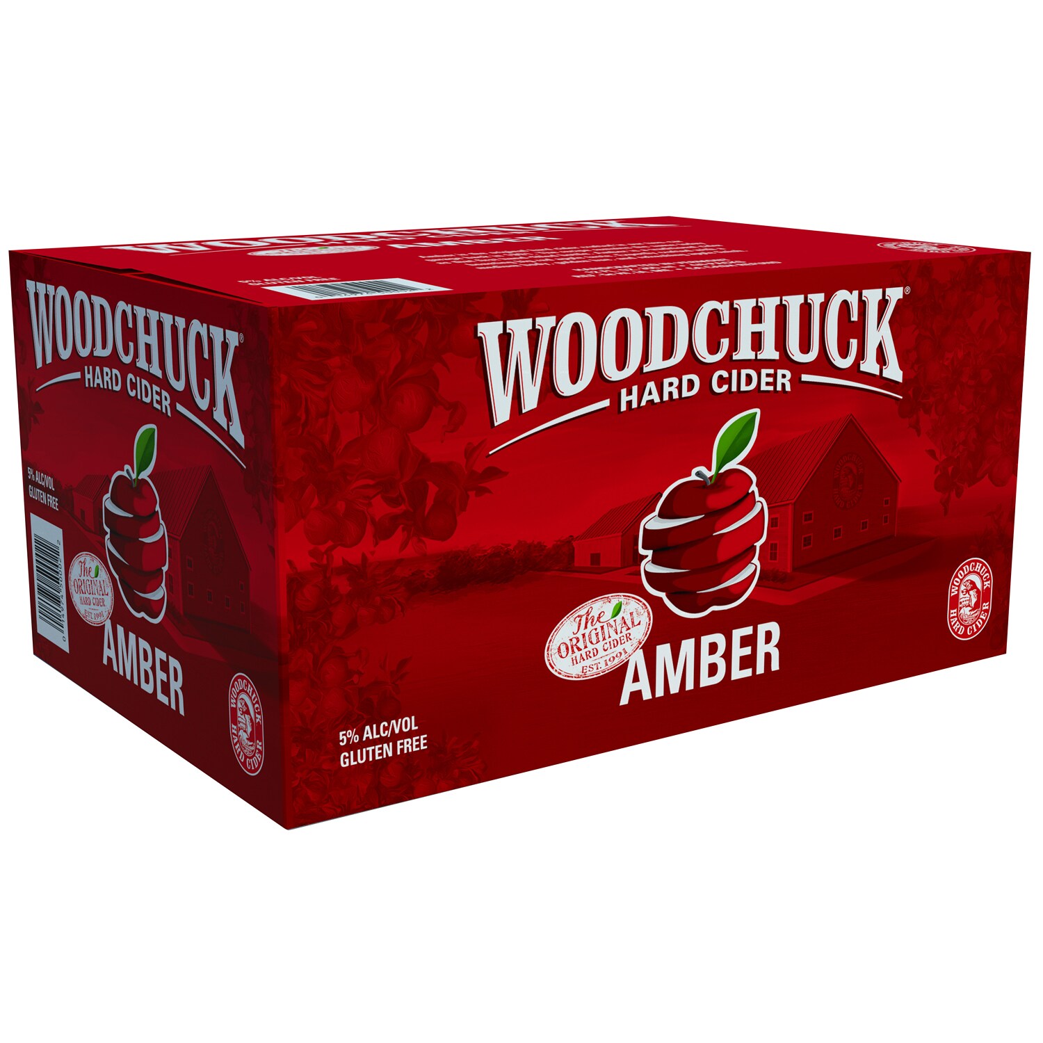 Woodchuck Amber Draft Cider, Glass Bottles