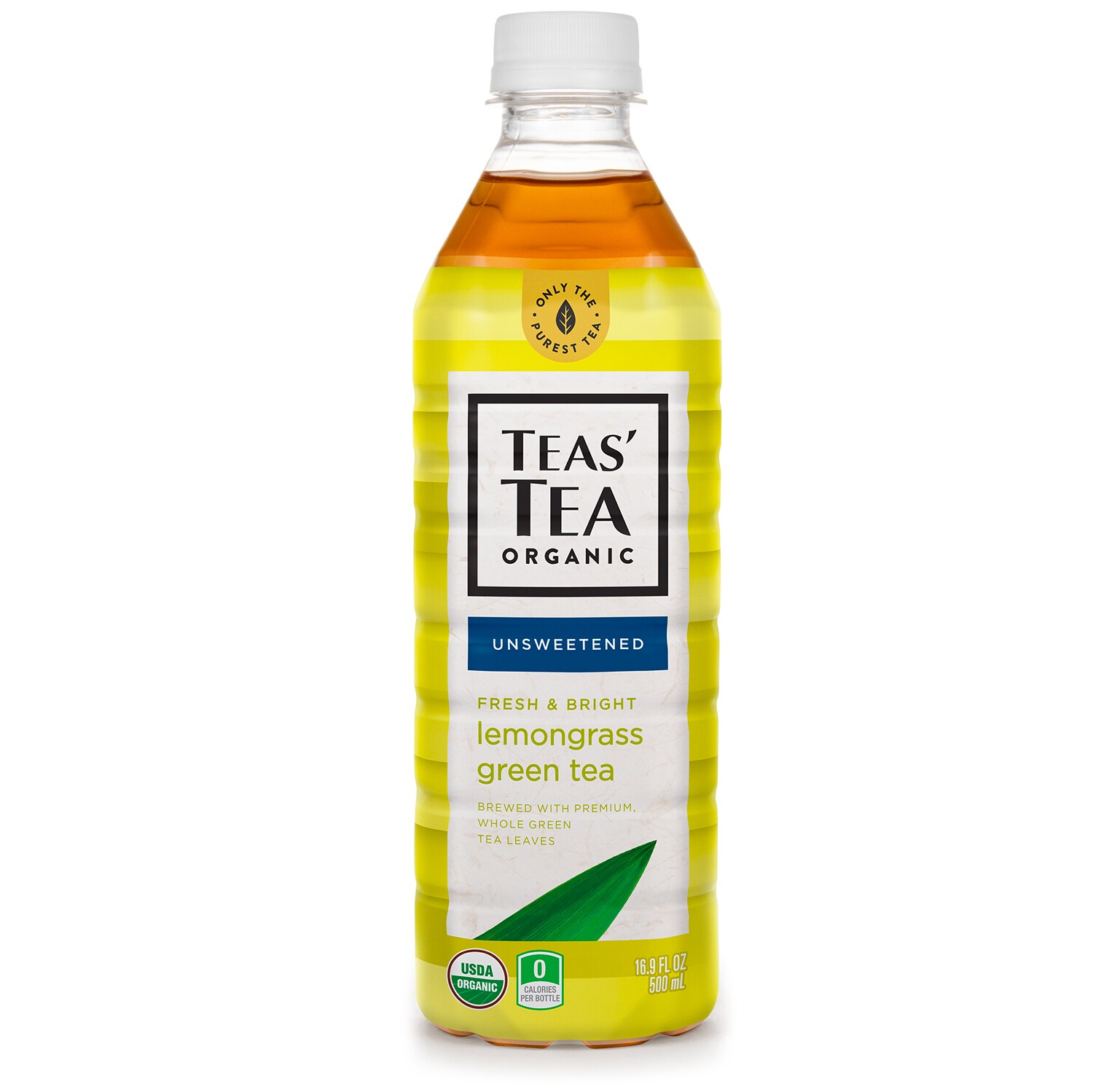 Ito En Teas' Tea, Organic Unsweetened Lemongrass Green, Plastic Bottle