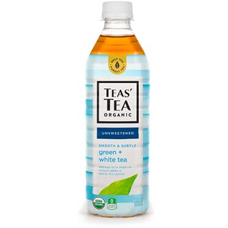 Ito En Teas' Tea, Organic Unsweetened Green & White, Plastic Bottle