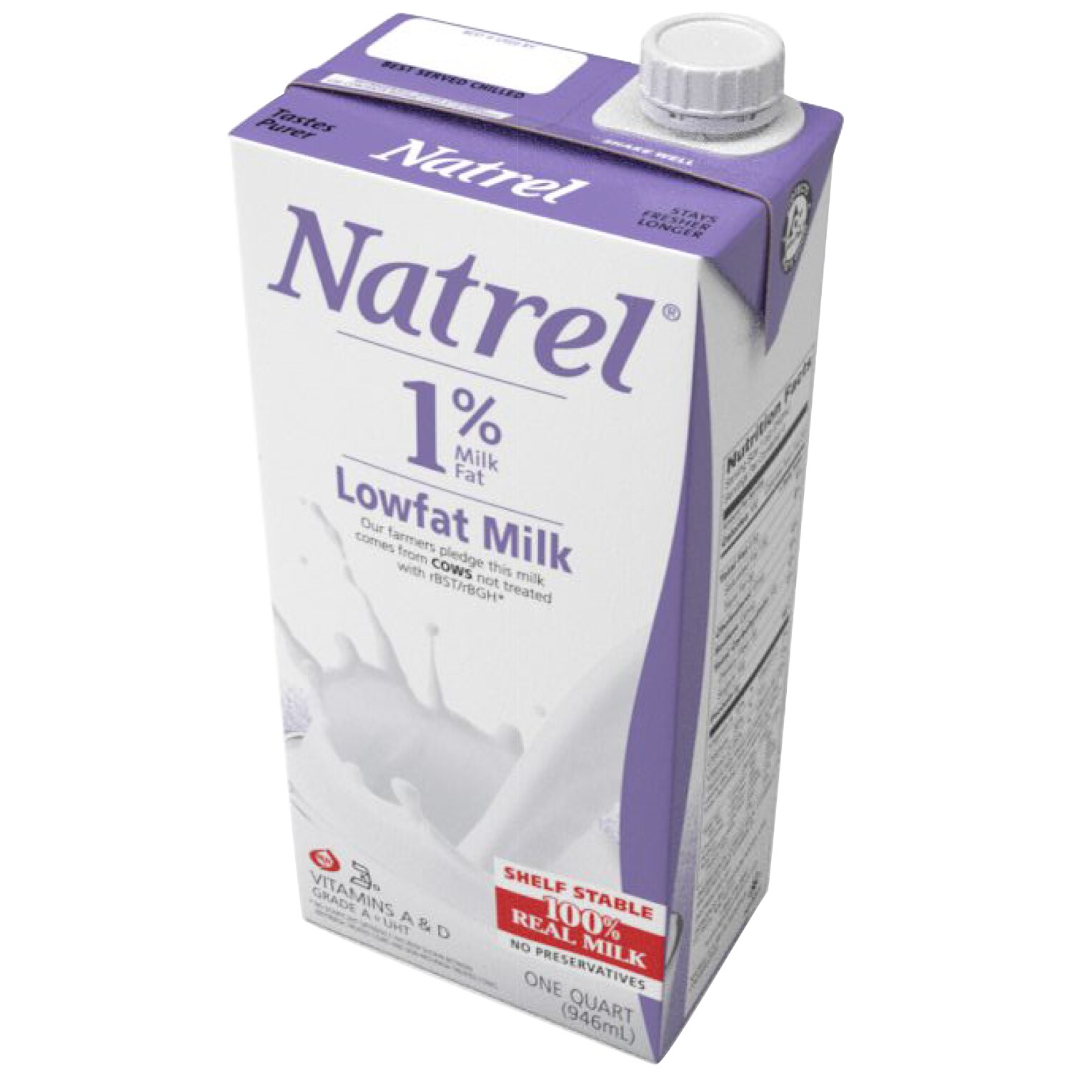 Natrel 1% Lowfat Milk, Carton