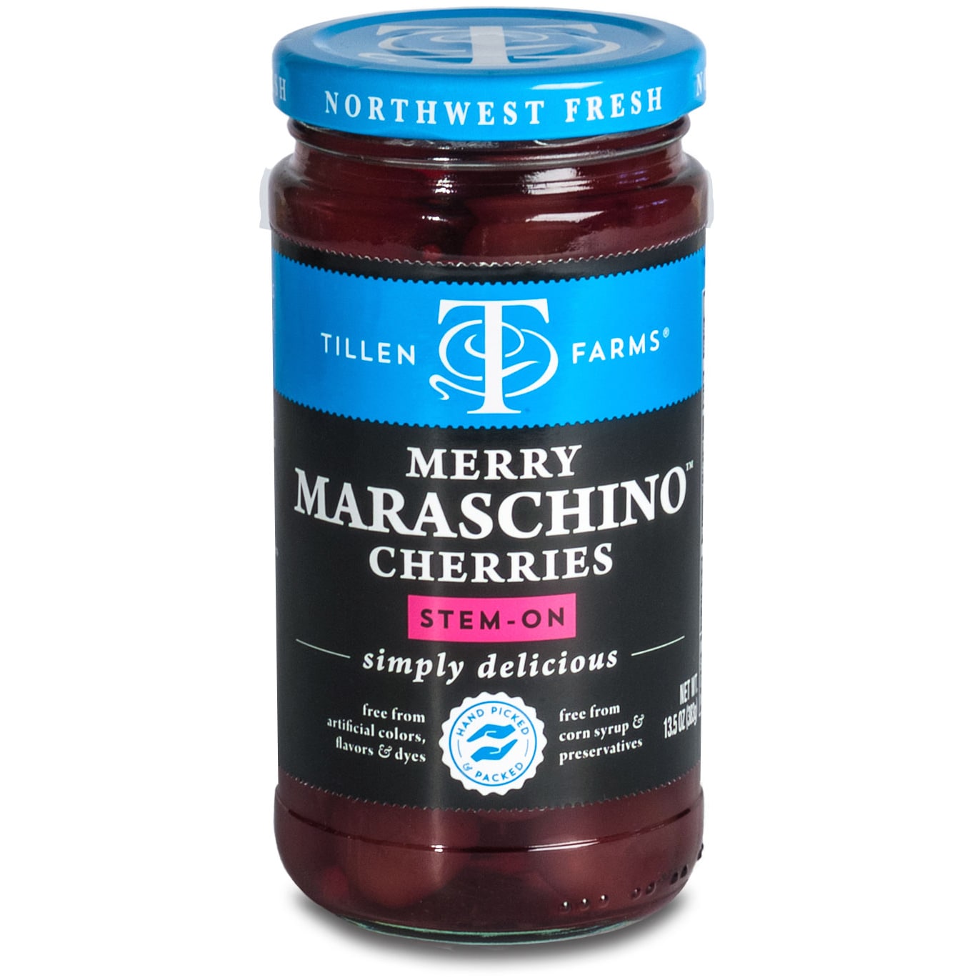 Tillen Farms Merry Stem-On Maraschino Cherries