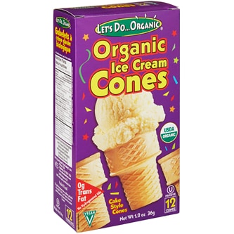Let's Do Organic Ice Cream Cones