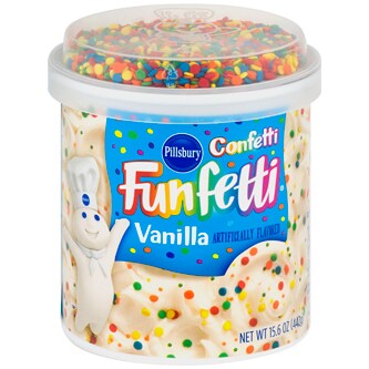 Pillsbury Frosting, Confetti Funfetti Vanilla 
