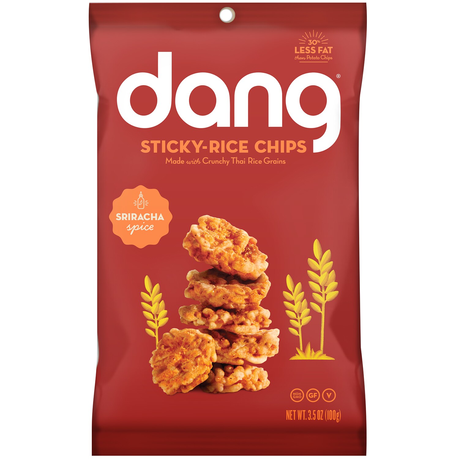 Dang Sticky-Rice Chips, Sriracha