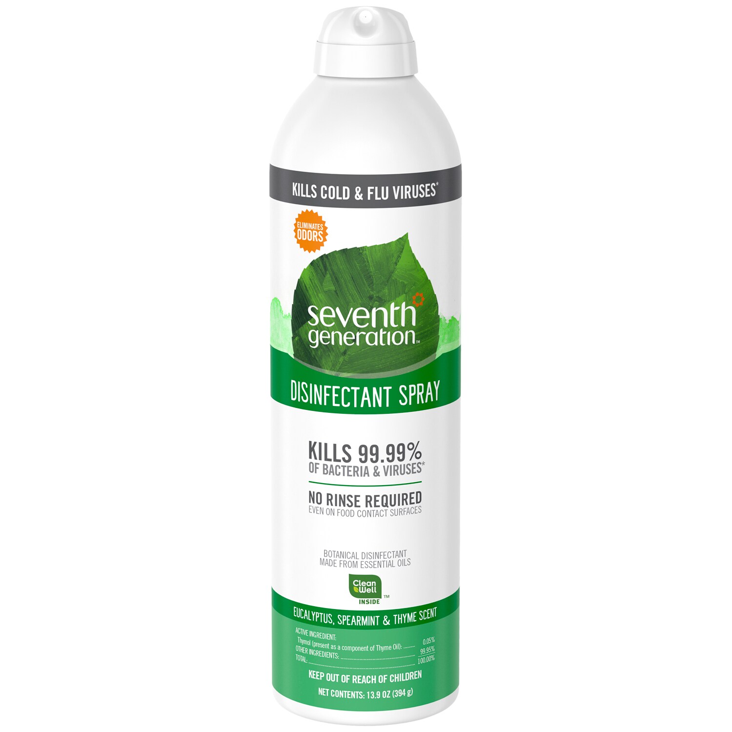 Seventh Generation Disinfectant Spray, Eucalyptus, Spearmint & Thyme