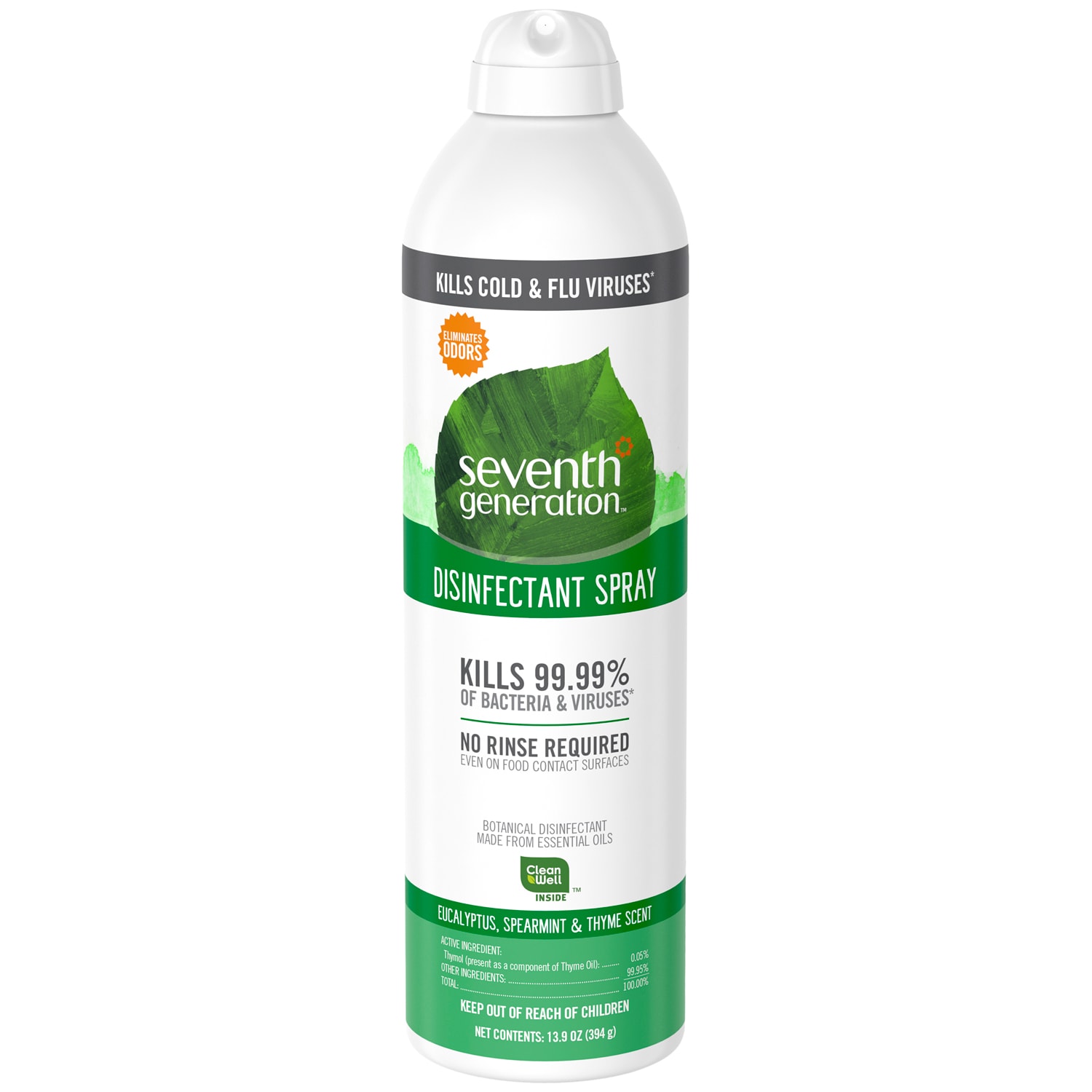 Seventh Generation Disinfectant Spray, Eucalyptus, Spearmint & Thyme