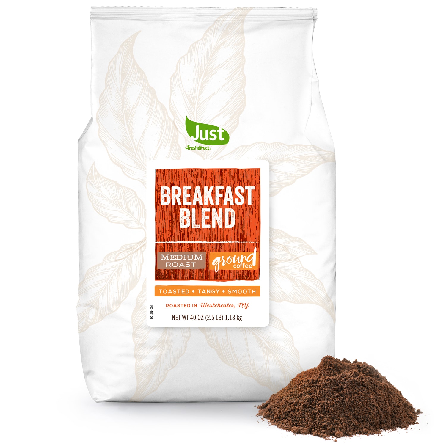 Just FreshDirect Ground Coffee, Breakfast Blend