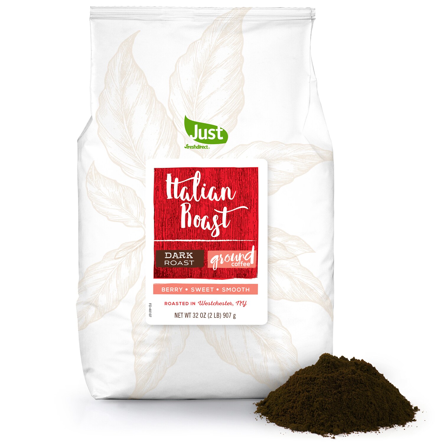Just FreshDirect Ground Coffee, Italian Roast