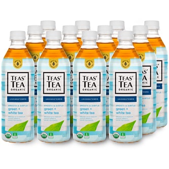 Ito En Teas' Tea, Green White, Plastic Bottles