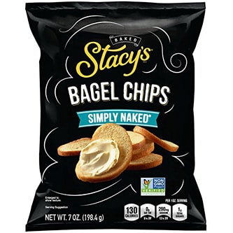Stacy's Bagel Chips, Simply Naked with Sea Salt