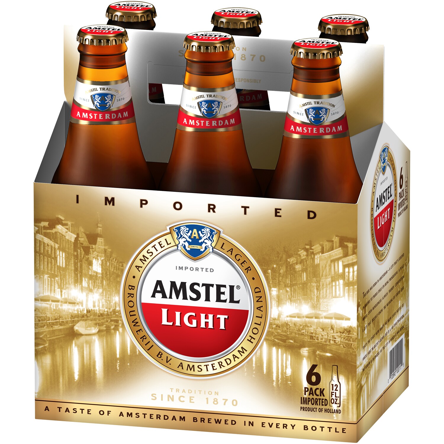 Order Amstel Light Lager Glass Bottles Fast Delivery