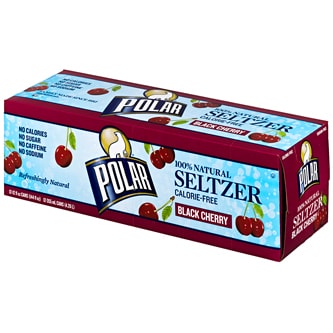 Polar Seltzer, Black Cherry, Cans