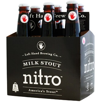 Left Hand Milk Stout Nitro, Glass Bottles