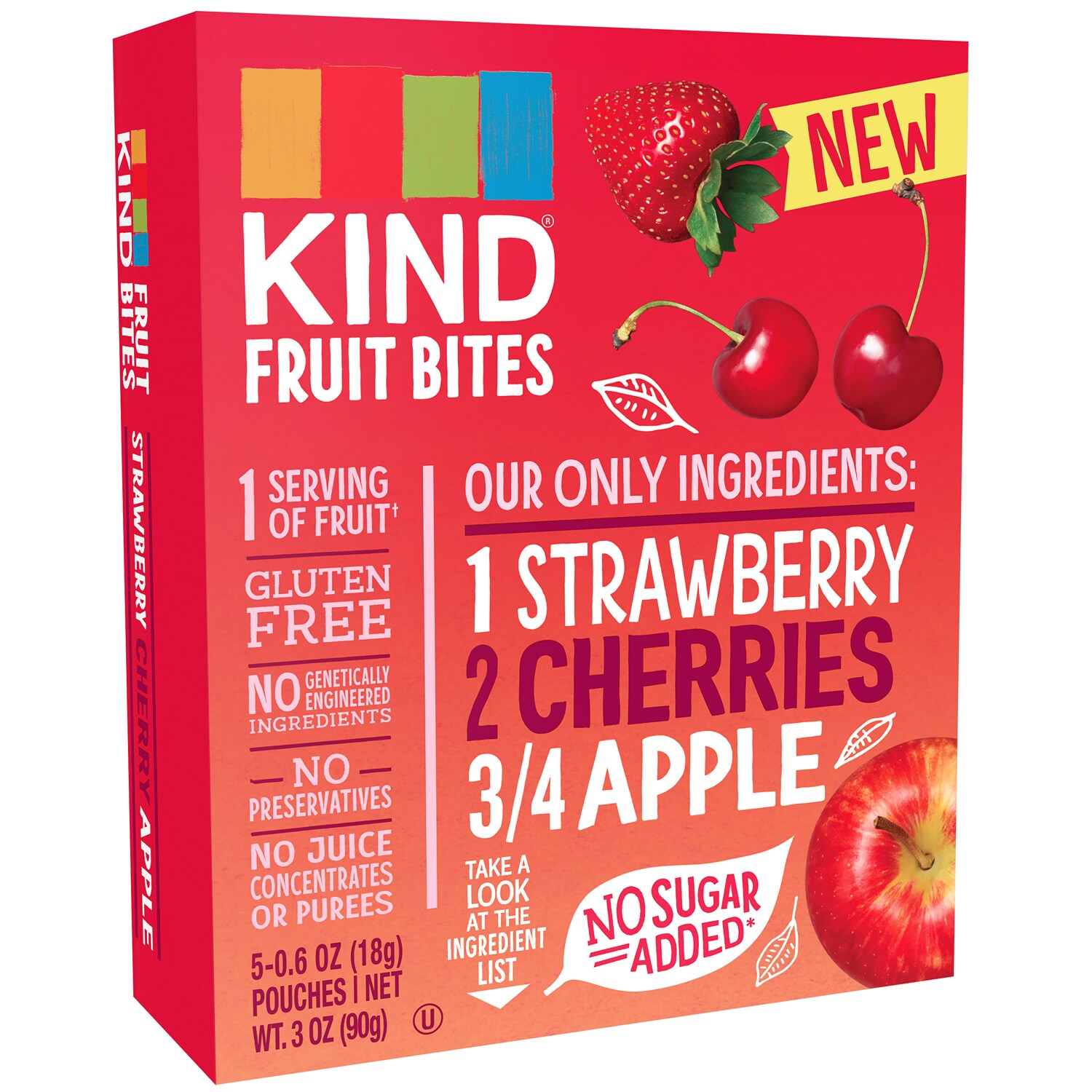 KIND Fruit Bites, Strawberry, Cherry, and Apple