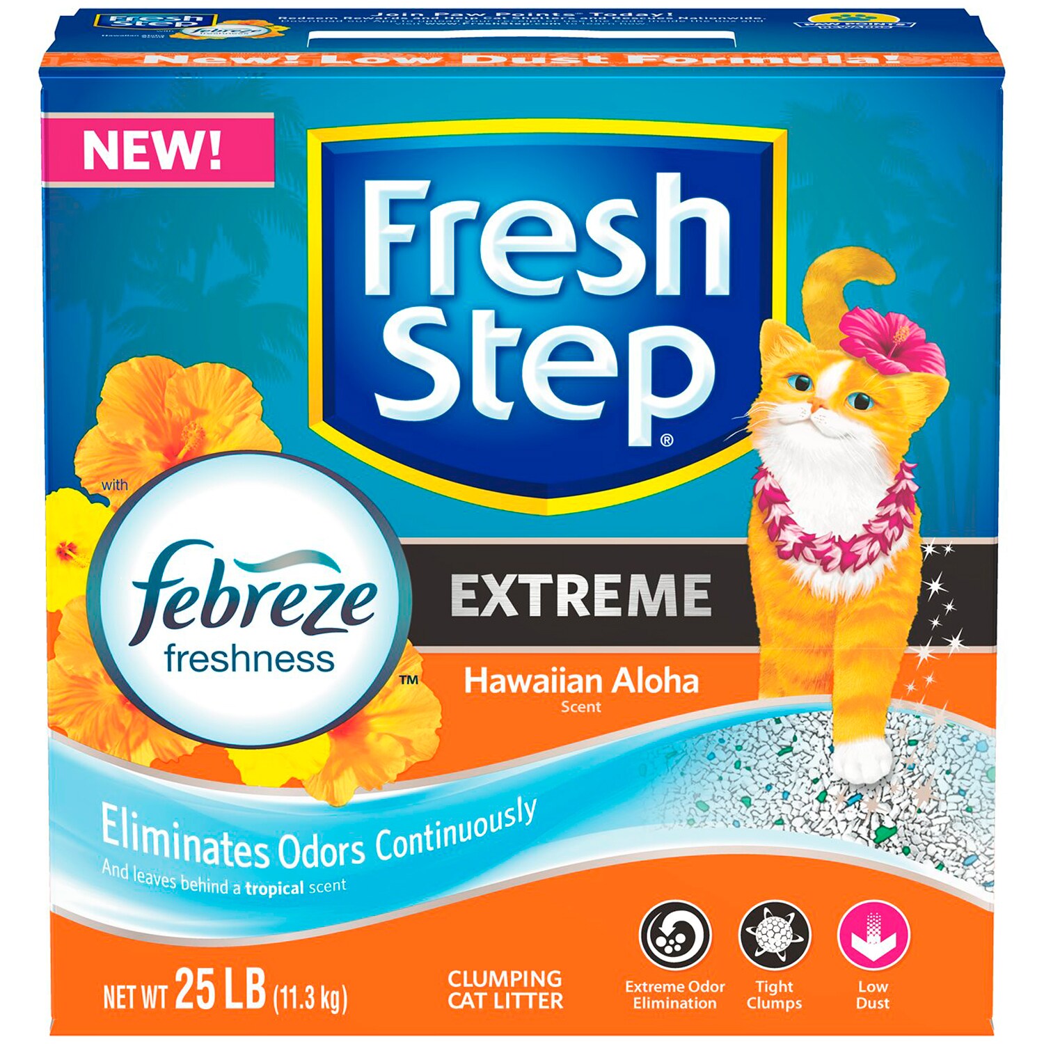 Fresh Step Extreme Clumping Cat Litter, Hawaiian Aloha