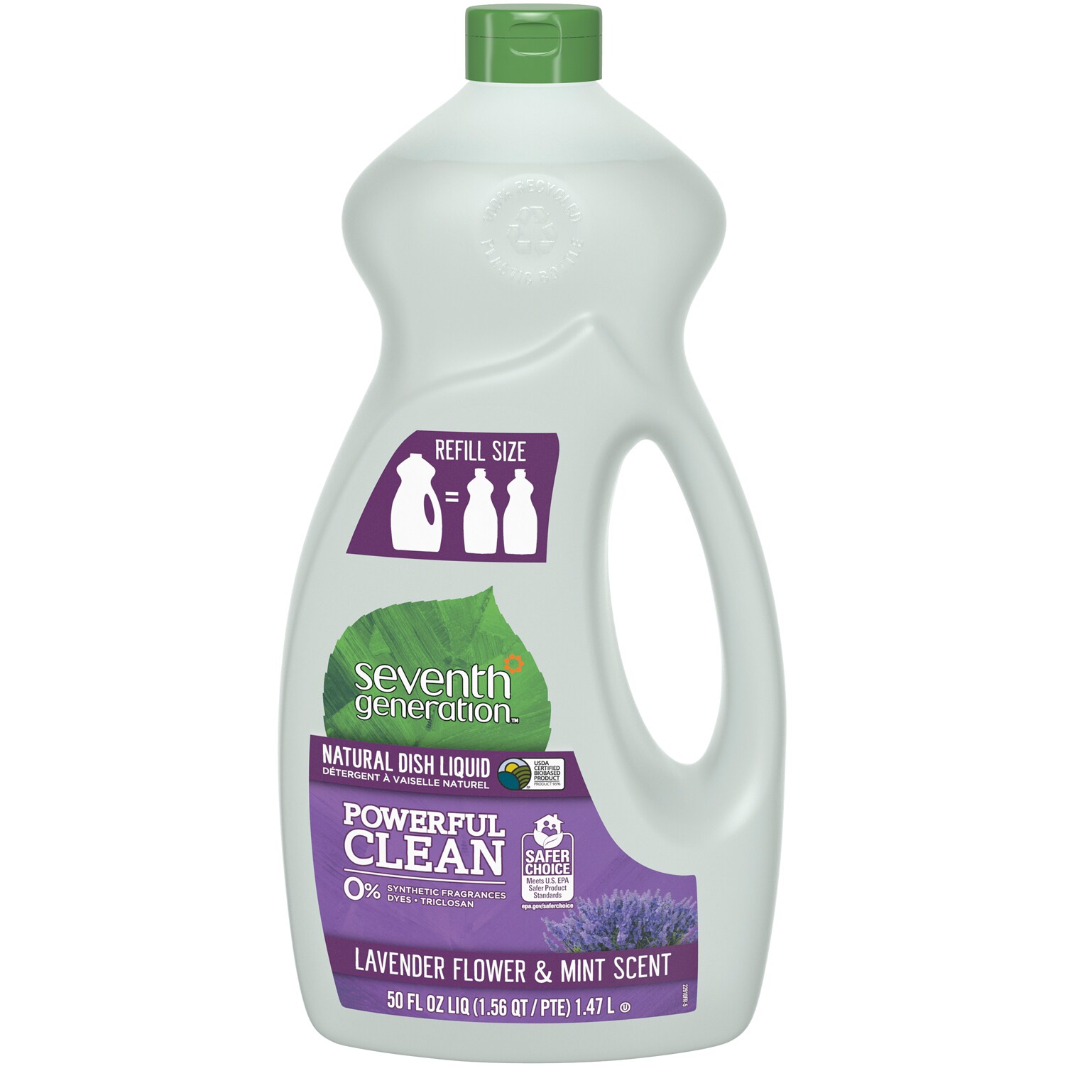 Seventh Generation Natural Dish Liquid, Lavender Flower & Mint