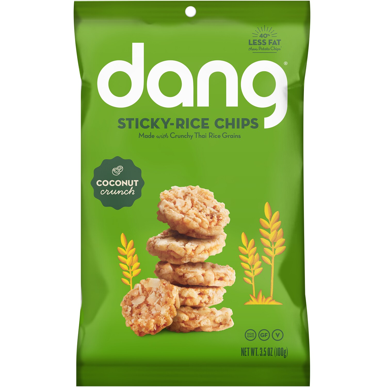 Dang Sticky-Rice Chips, Coconut Crunch