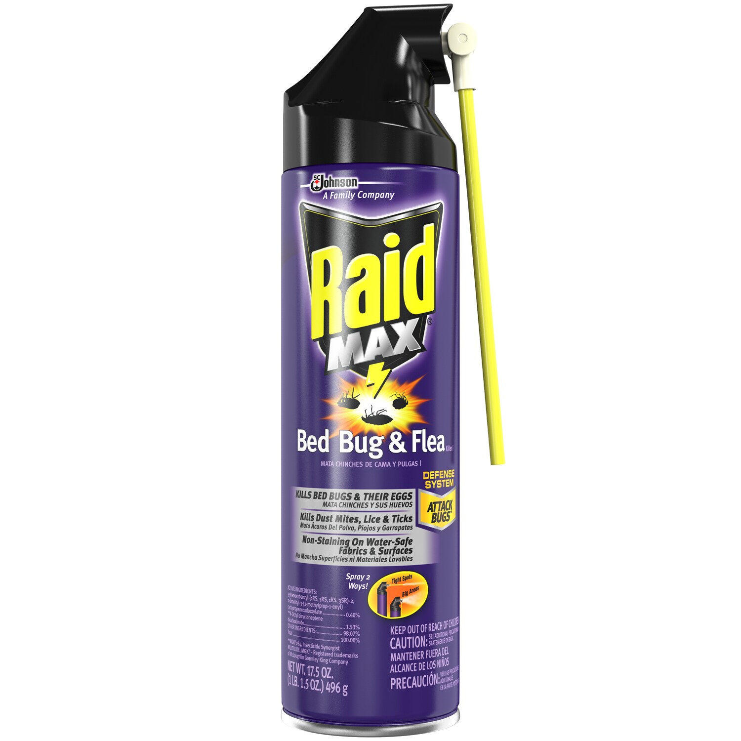 Raid Bed Bug & Flea Killing Spray