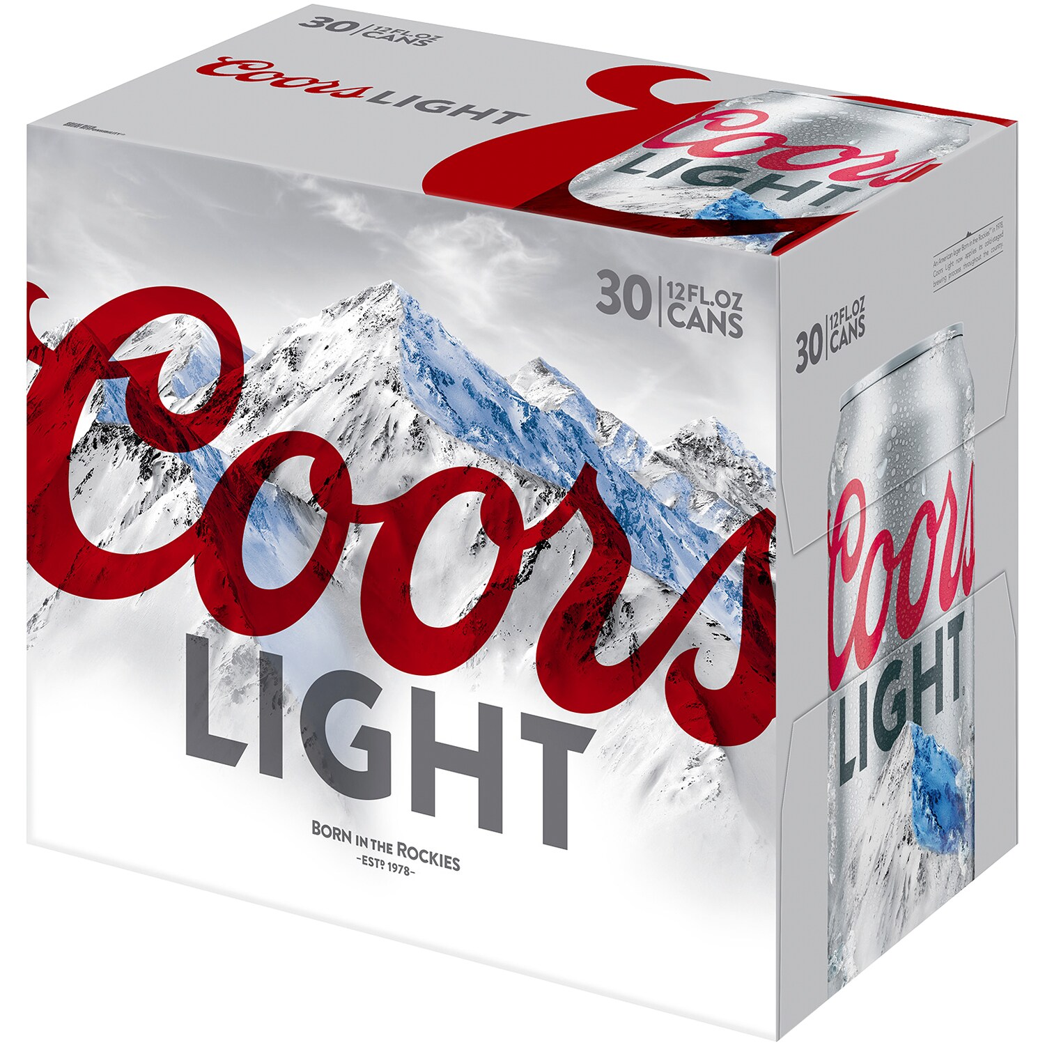 Coors Light Lager, Cans