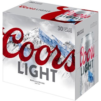 Coors Light Lager, Cans