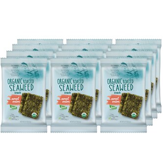 Just FreshDirect Organic Roasted Seaweed Snack, Sweet Onion