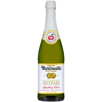 Martinelli's Gold Medal Sparkling Apple Cider, Glass Bottle