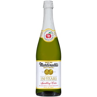 Martinelli's Gold Medal Sparkling Apple Cider, Glass Bottle