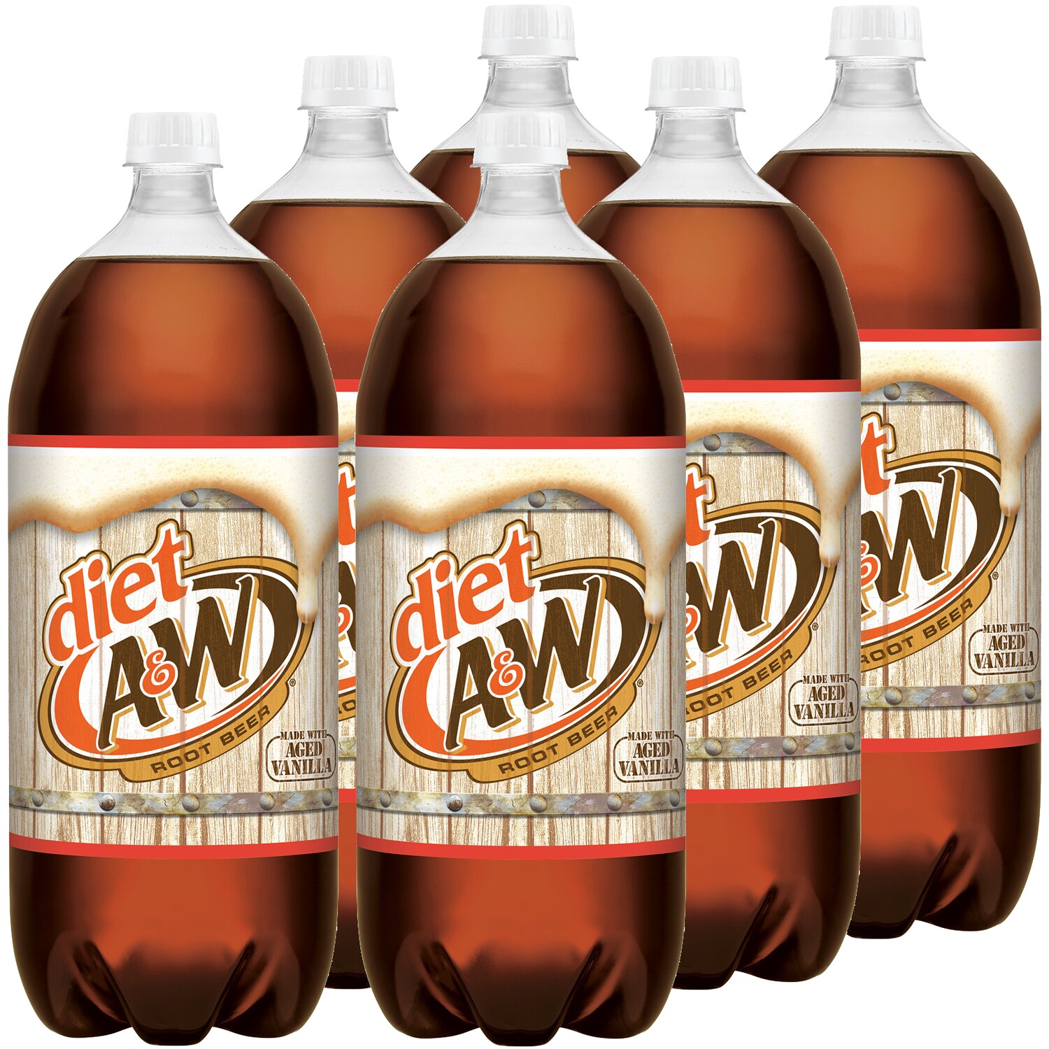 Diet A&W Root Beer, Plastic Bottles