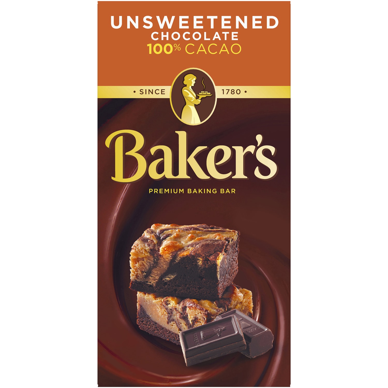 Order Baker's Unsweetened Baking Chocolate Bars Fast Delivery