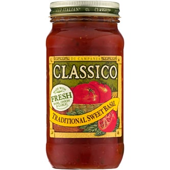Classico Traditional Sweet Basil Pasta Sauce