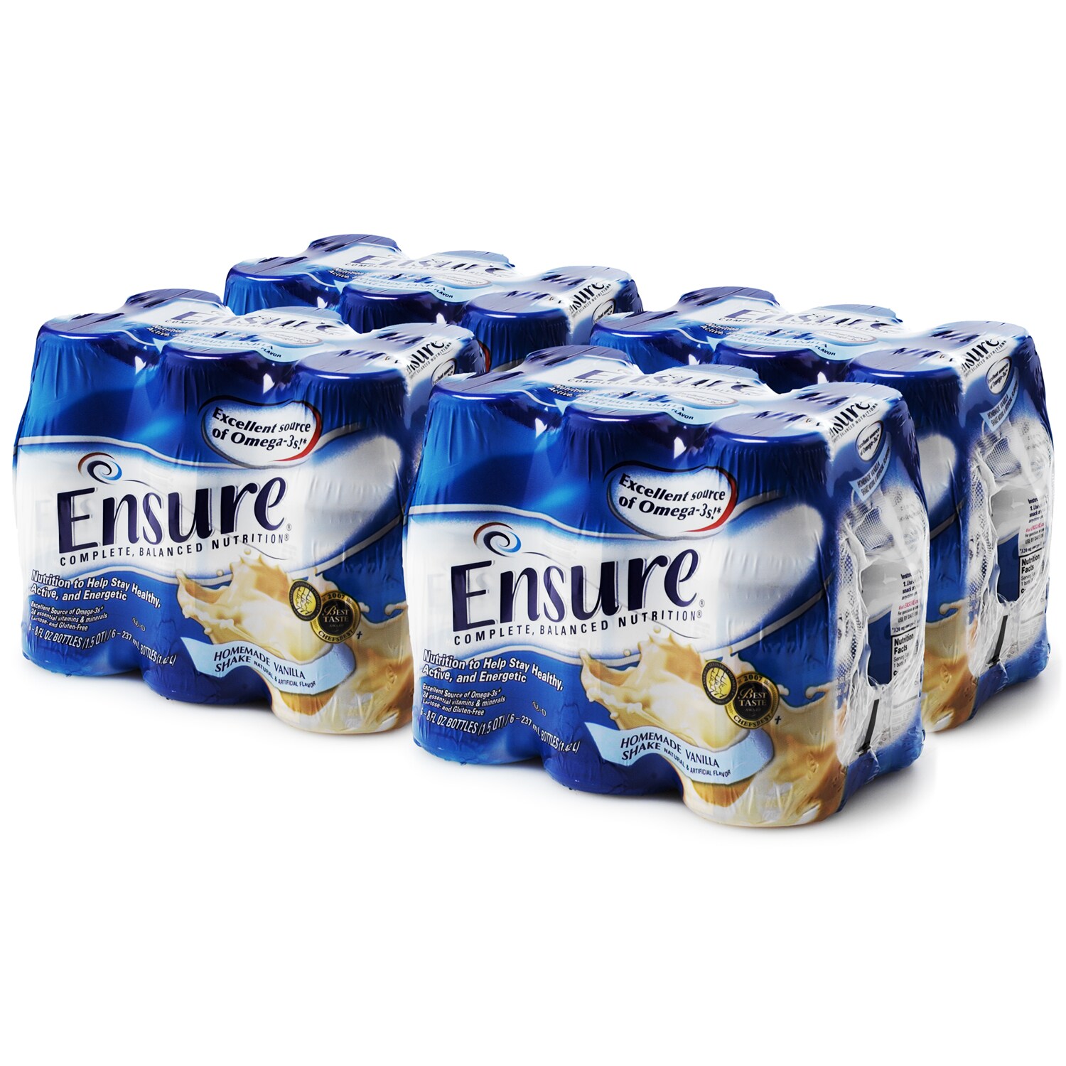 Ensure Shake, Homemade Vanilla, Plastic Bottles