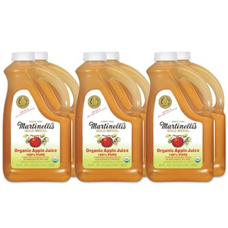 Martinelli's Gold Medal Organic Apple Juice, Plastic Bottles