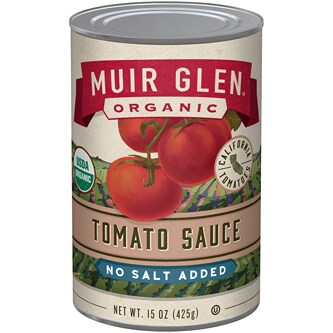 Muir Glen Organic No Salt Added Tomato Sauce